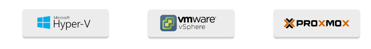 Hyper-V، vmWare، Proxmox، Hyper-V، vmWare، Proxmox