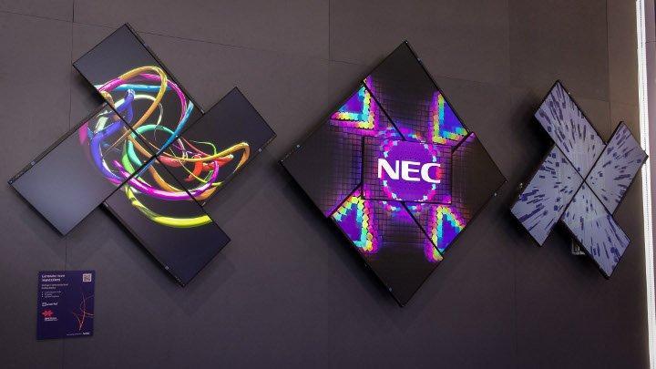 3 جدران فيديو NEC مدعومة بمنصة Userful في Infocomm 2018