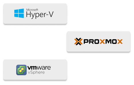 Hyper-V, Promax, vm-ware vSphere، Hyper-V، Promax، vm-ware vSphere