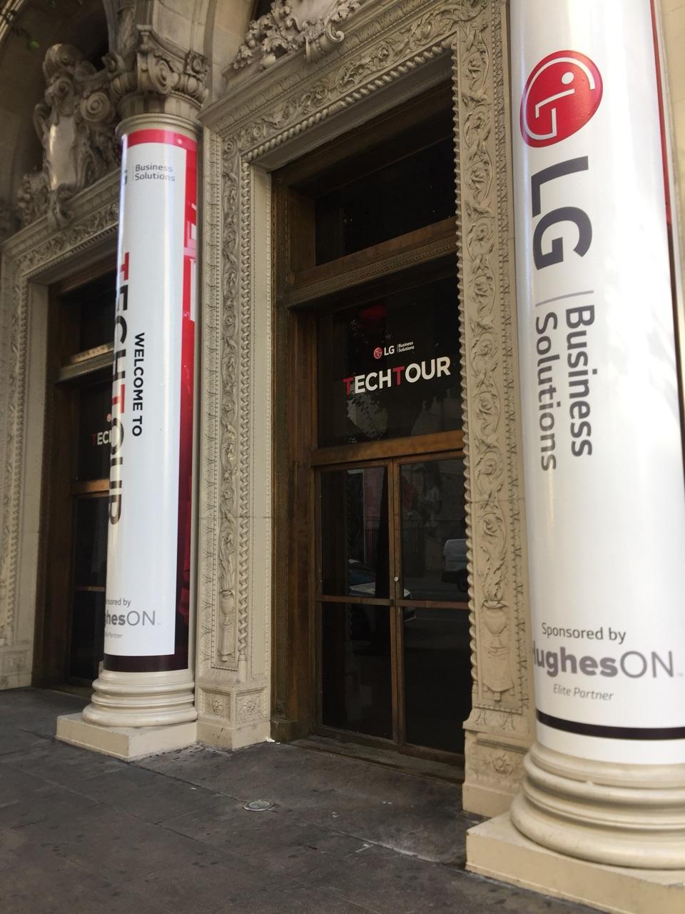 LG Business Solutions Tech Tour في لوس أنجلوس 2018