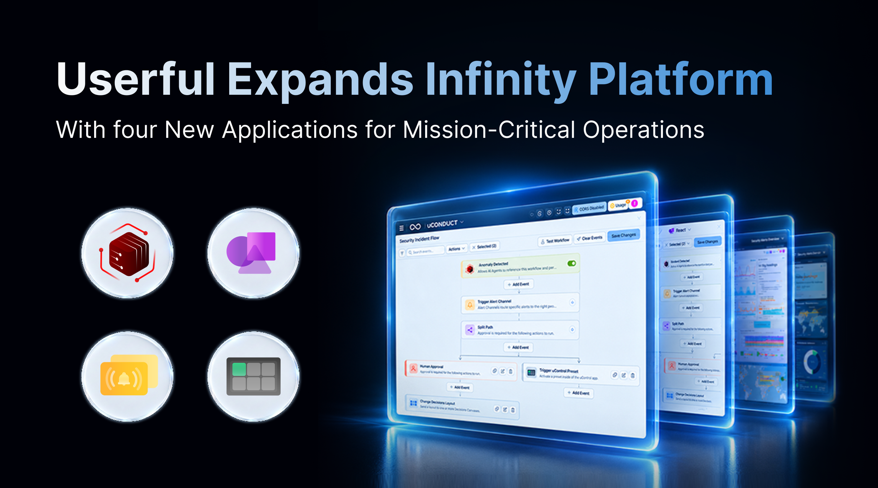 شركة Userful توسع منصة Infinity بأربعة تطبيقات جديدة للعمليات الحيوية